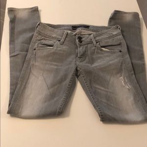 Hudson Skinny Jeans Size 24 - Gray